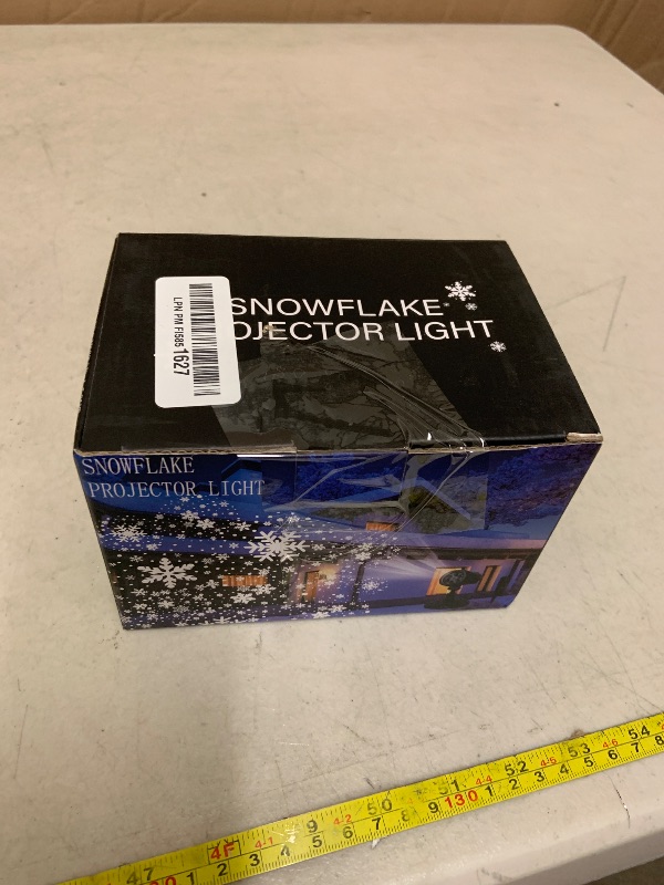 Photo 1 of ?LILNIAGY Christmas Decorations Outdoor Christmas Projector Lights Snowflake Projector, IP65 Waterproof & Adjustable Christmas Lights for Outdoor Christmas Decorations Home Party Garden Xmas Decor