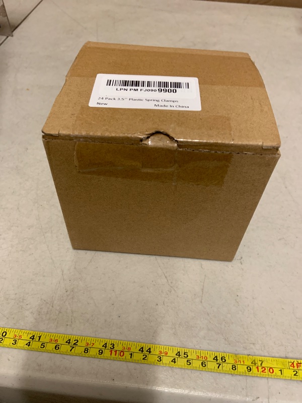 Photo 1 of 24 Pack 3.5 inch Plastic Spring Clamps, Black Heavy Duty Clips, Backdrop Clips, Plastic Clamps for Crafts, Backdrop Stand, Woodworking, Photography