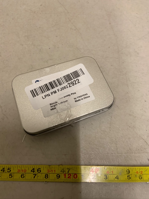 Photo 1 of 220 Count Mini Wavy 1.38 Inch Blonde Bobby Pins, YINGFENG Small Gold Hair Clips with Storage Box for Updos, Metal Hair Clips for Kids, Girls and Women, Suitable for All Hair Types