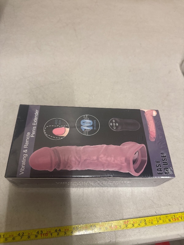 Photo 1 of Vibrating Penis Extender - LATUNE Cody, 10 Vibration Silicone Penis Sleeve with Ball Stretcher for Enlarge Thicken, Remote Control Realistic Girth Sleeve, Rechargeable Sex Toy for Men & Couple
