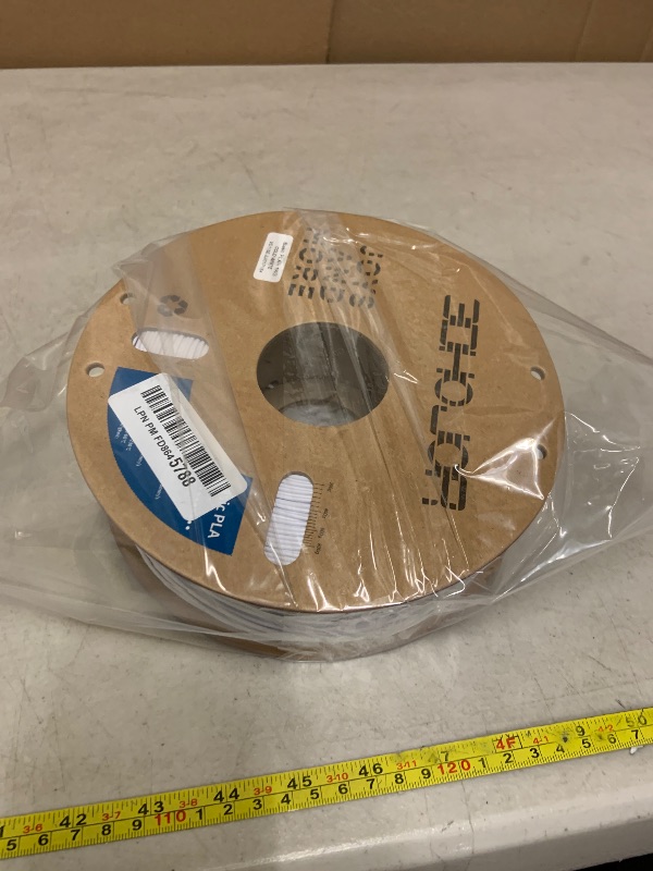 Photo 1 of 3D Printing Filament High-Speed PLA Filament 1.75mm 300mm/s 1kg Cardboard Spool Dimensional Accuracy +/- 0.03 mm Fit Most 3D FDM Printer-Cold White