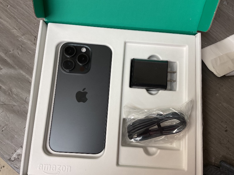 Photo 1 of Apple iPhone (Renewed Premium) 15 Pro, 128GB, Black Titanium - Unlocked