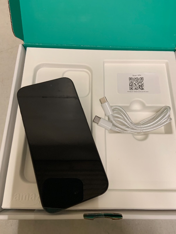 Photo 1 of Apple iPhone (Renewed Premium) 15 Pro, 256GB, Black Titanium - Unlocked