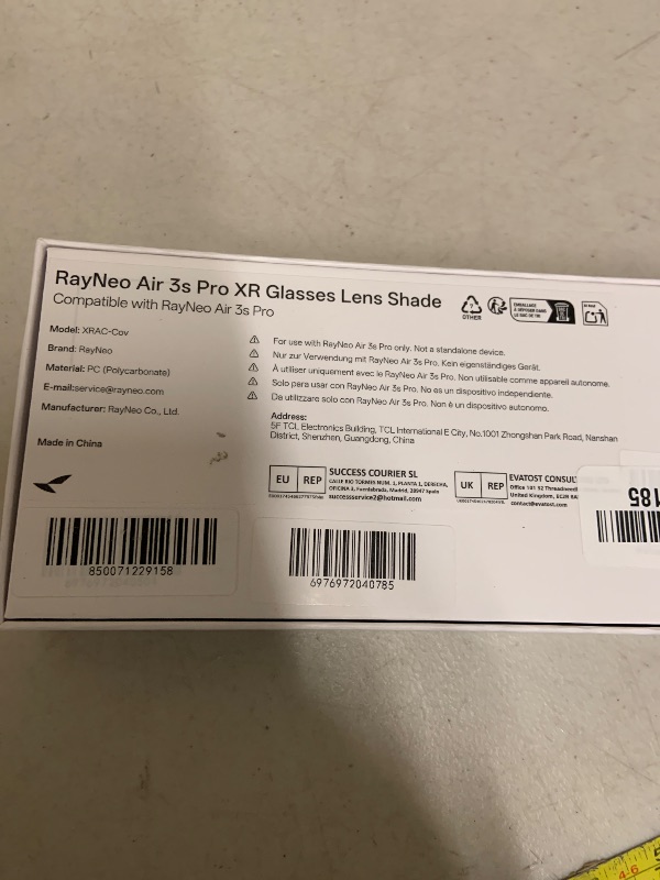 View 2 of RayNeo Lens Shade for Air 3s Pro AR Glasses (Not for Air 3s, Air 2s, Air 2)