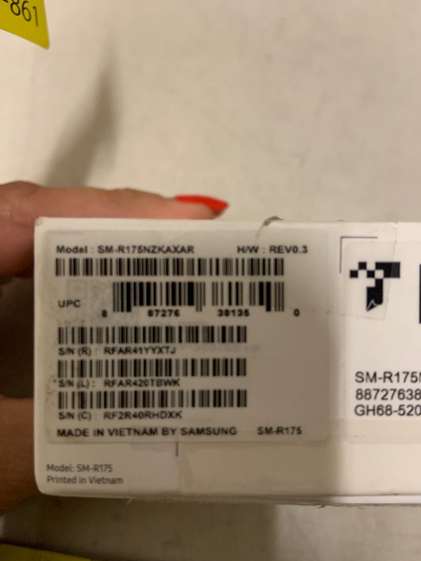 Photo 1 of Samsung Galaxy Buds Plus, True Wireless Earbuds Bluetooth 5.0 (Wireless Charging Case Included), Black – US Version