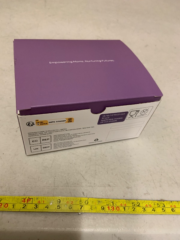 Photo 1 of Nuliie Silicone Flanges Insert Replacement Kit, Flange Sizing Kit for Electric Breast Pumps, Pumping Essentials for Moms, 13/15/17/19/21mm for 24mm Flange/Shield, 10PCS