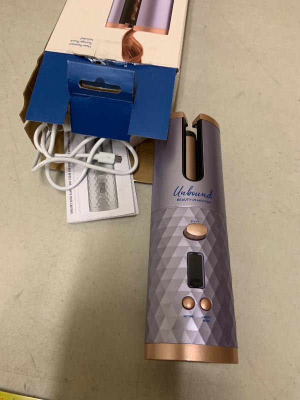 Photo 1 of Conair Unbound Cordless Auto Curler - Rechargeable Auto Curler For Curls or Waves
