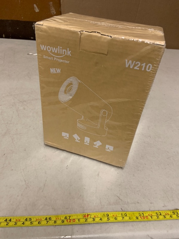 Photo 1 of [Built-in Apps & 2025 Upgraded] Mini Projector with WiFi 6 and Bluetooth 5.4 Support 4K 1080P Auto Keystone 180° Rotatable Projector Portable Compatibile with HDMI/TV Stick/Memory Stick/Laptop, White