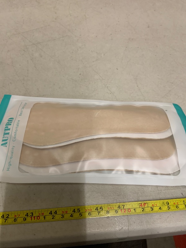 Photo 1 of 2 Pairs Pigskin High Heel Cushion Inserts for Women, Self Adhesive Arch Support Insoles for Flat Feet, Plantar Fasciitis and Pain Relief, No Slip Shoe Pads for Heels Sandals Flats Small 5-8 Size