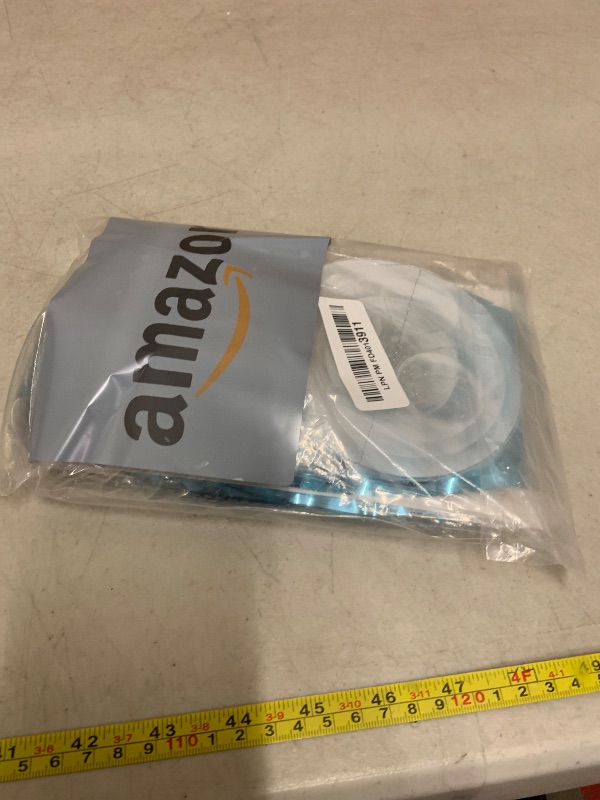 Photo 1 of 3 Pieces Ocean Waves Tablecloth 54 x 108 Inch Water Print Plastic Table Cover Ocean Party Table Cloths for Beach Pool Birthday Under The Sea Party Decorations Supplies