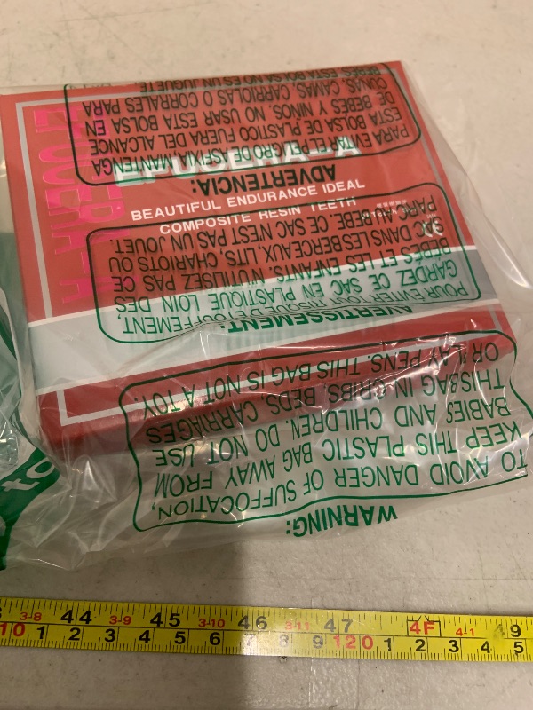 Photo 1 of 168-Piece Fake Teeth Set for Halloween - Vampire Fangs & Monster Decor, Tooth Shape Display Model (Not Medical Use)