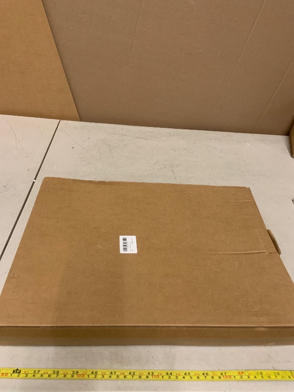 Photo 1 of 17 Inch Acacia Wood Serving Tray with Handles - Large Wooden Tray for Ottoman, Breakfast in Bed, Dinner, Coffee Table - Decorative Rectangular Tray for Living Room Bedroom Entryway and Kitchen