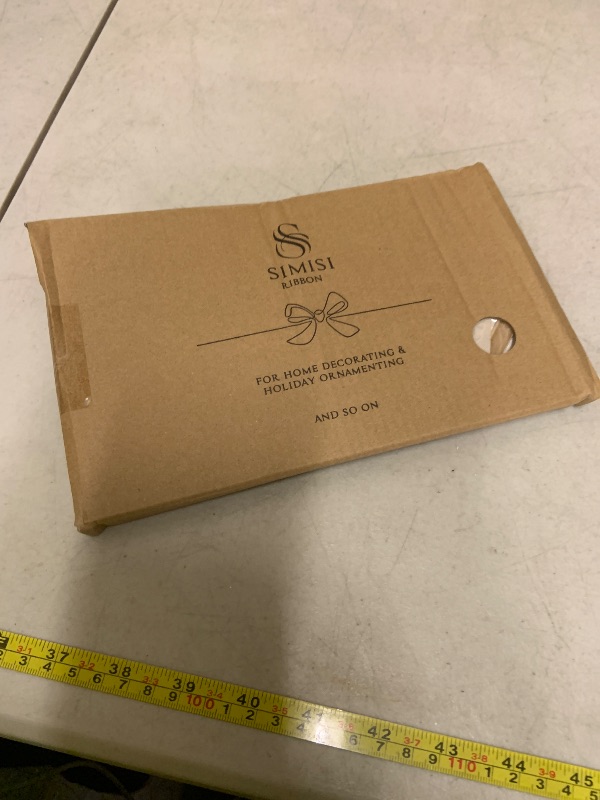 Photo 1 of SIMISI RIBBON 24Pcs Khaki Christmas Velvet Ribbon Bows Decorations Xmas Ornaments Vintage Decor for Tree, Wreath, Garland (3/8'' Width, 5 * 7 inch)