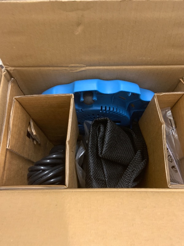 Photo 1 of Acquaer 1/4 HP Automatic Swimming Pool Cover Pump, 2250 GPH Submersible Sump Pump with 3/4” Check Valve Adapter & 25ft Power Cord, Water Removal for Pool, Hot Tubs, Rooftops, Water Beds and more