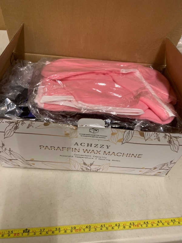 Photo 1 of Achzzy Paraffin Wax Machine for Hand and Feet - 2000ml Paraffin Wax Warmer, Temperature and Reservation Mode, thermostatic Warmer, Nourishing and Moisturizing, Ideal for Home Paraffin Baths (Darkgray)