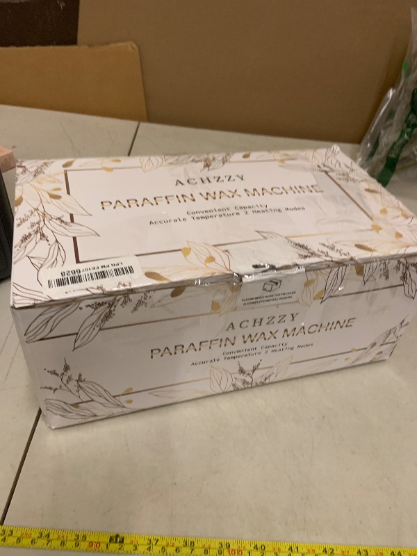 Photo 1 of Achzzy Paraffin Wax Machine for Hand and Feet - 2000ml Paraffin Wax Warmer, Temperature and Reservation Mode, thermostatic Warmer, Nourishing and Moisturizing, Ideal for Home Paraffin Baths (Darkgray)