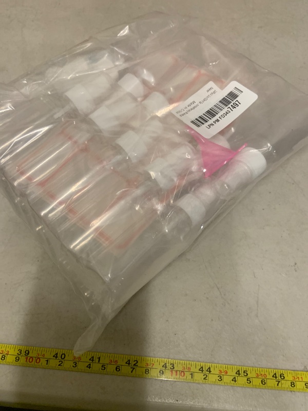 Photo 1 of 24 Pcs Spray Bottles 2oz / 55ml Clear Empty Mini Spray Bottles Refillable Container Pocket Size Sprayer Set Essential Oils Travel Cleaning Makeup Bottles with 2pcs Funnels 32pcs Labels