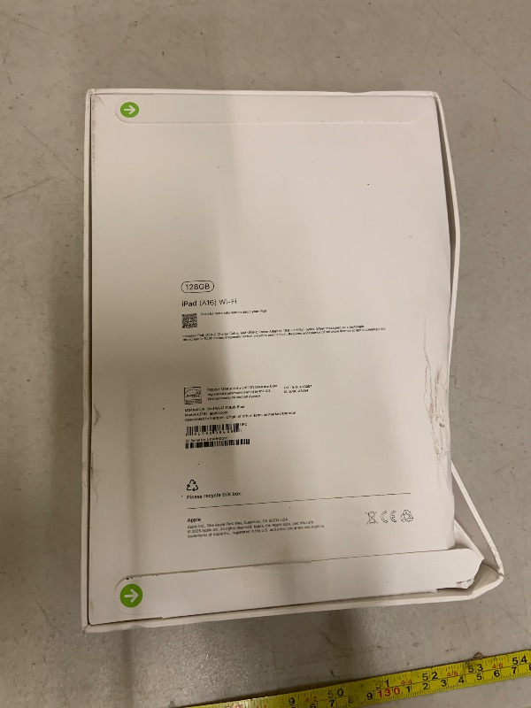 Photo 1 of Apple iPad 11-inch: A16 chip, 11-inch Model, Liquid Retina Display, 128GB, Wi-Fi 6, 12MP Front/12MP Back Camera, Touch ID, All-Day Battery Life — Blue