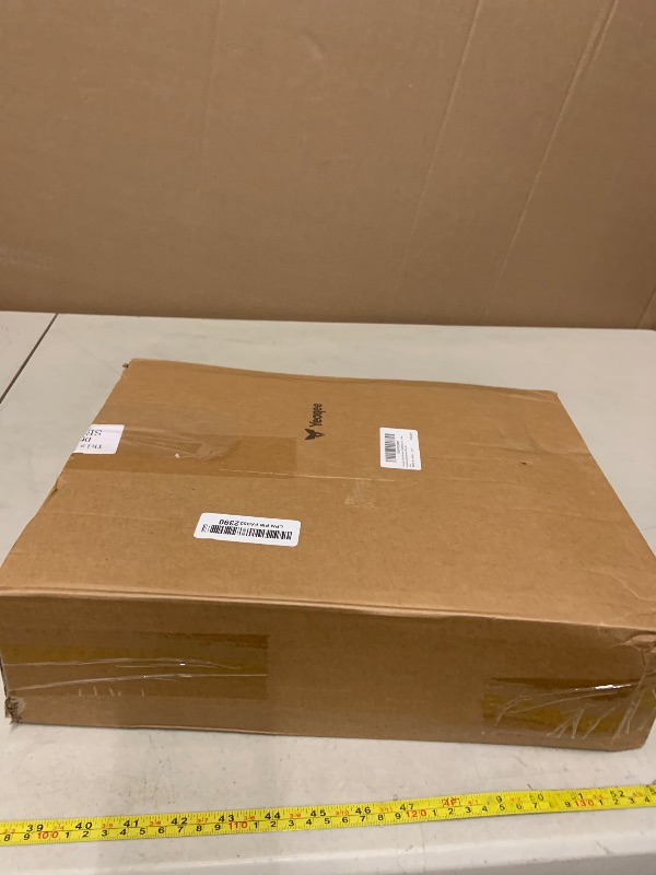 Photo 1 of Yeaqee 2 Pcs Wooden Leather Stackable Letter Trays 13 x 10.6inch Luxurious Surface Desk Letter Tray Heavy Paper Inbox Mail Organizer for Office Document Magazine Folder Desktop Accessories(Brown)