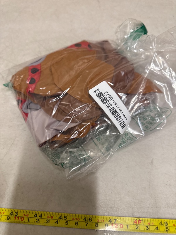 Photo 1 of 2PCS Inflatable Stick Pony, Inflatable Pony Head on Stick Horse Costume for Halloween/Western Cowboy/Horse Baby Shower Birthday Party Decorations Supplies Favors Props, 37 Inches (Brown)