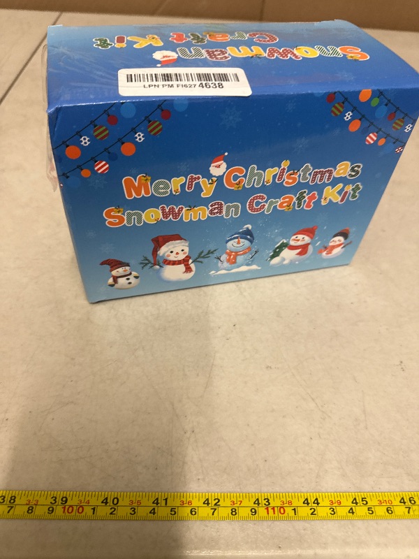 Photo 1 of 24 Pack Build a Snowman Kit Christmas Crafts for Kids, Modeling Clay DIY Xmas Snow Toys Christmas Arts and Crafts for Kids Vacation Gift School Winter Party Fun Indoor Decorations