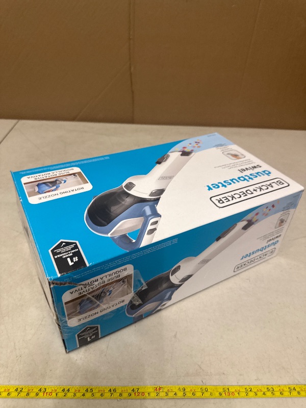 Photo 1 of BLACK+DECKER dustbuster AdvancedClean Handheld Vacuum Cordless, Compact Home and Car Vacuum with Crevice Tool ,Rotating Nozzle and Charging Station, Large Dust Bowl (CHV1410L)