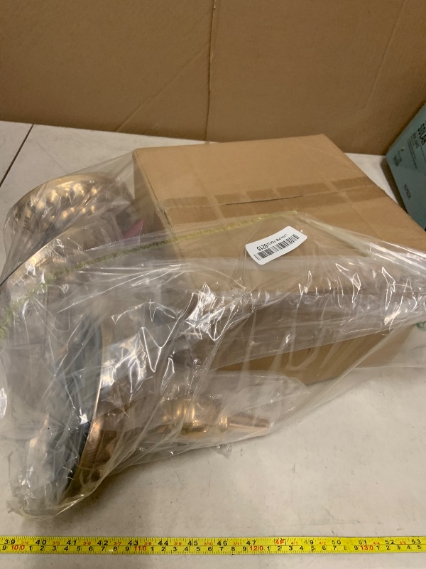 Photo 1 of 3 PCS Round Cake Stand with Crystal Bling Pendants European Style Lace Cake Plate Golden Premium Display Stand with Crystal Bling Pendants Dessert Showcase Set for Birthday Parties,Wedding,Banquet