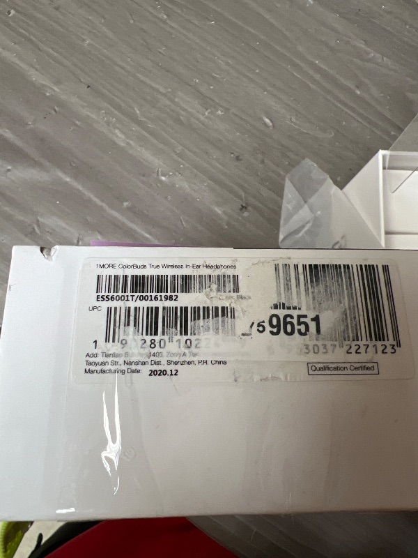 Photo 4 of 1MORE Colorbuds Wireless Earbuds Bluetooth 5.0 Headphone with Fast Charging, Qualcomm Chip IPX5 Waterproof Stereo in-Ear Earphones CVC8.0 Build-in Dual Mic ENC Auto Play/Pause, 22H