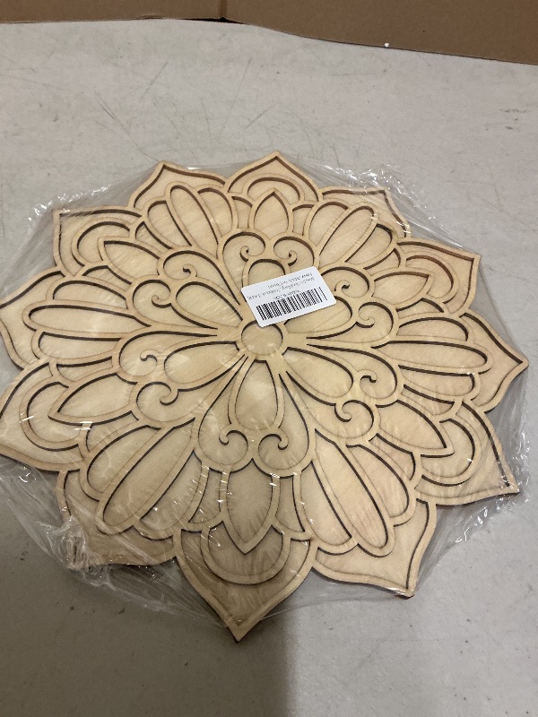 Photo 1 of Bnesi DIY Floral Rangoli Mat for Decor Diwali Mandala Rangoli Decor Rangoli Stencils Indian for Floor Rangoli Decorative Board for Indian Traditional Festival New Year Decor (Traditional, Floral B)