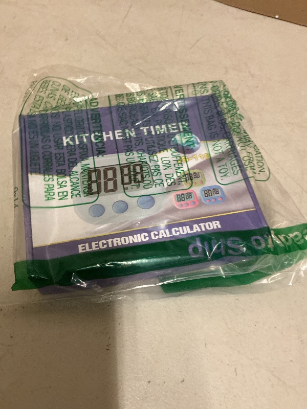 Photo 1 of 4-Piece Multi-Function Electronic Timer, Learning Management, Suitable for Kitchen, Study, Work, Exercise Training, Outdoor Activities(not Including Battery).