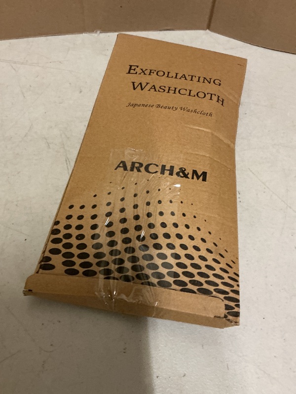 Photo 1 of ARCH&M Japanese Beauty Skin Cloth (3 Pack) | Exfoliating Towel & Korean Body Scrubber for a Spa-Like Experience at Home (Navy-Blue x 3)