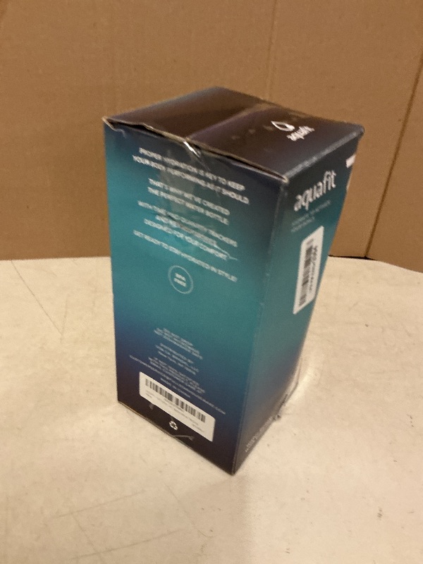 Photo 1 of AQUAFIT Half Gallon Water Bottle with Time Marker - Straw & Chug Lid - BPA Free Gym Water Bottle with Straw - Big Gallon Jug (Gray, 64 oz - 2in1 Lid)