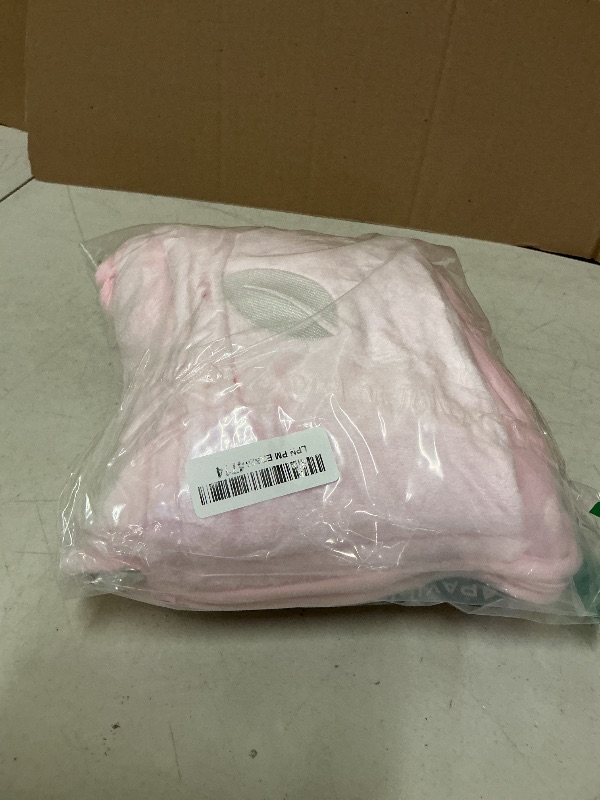 Photo 1 of PAVILIA Travel Blanket and Pillow, Arms Opening Airplane Blankets for Adults, Compact Plane Blanket with Arm Hole 2-in-1 Bag for Flight Car Camping Fit in Luggage Backpack Traveler Gift, Pink