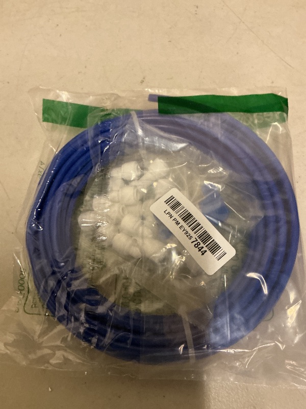 Photo 1 of Malida 1/4 inch O.D. Length 32.8ft(10 meters) RO Water Tubing, Hose Pipe for RO Water purifiers System,+ 1/4 O.D quick connector 10pcs
