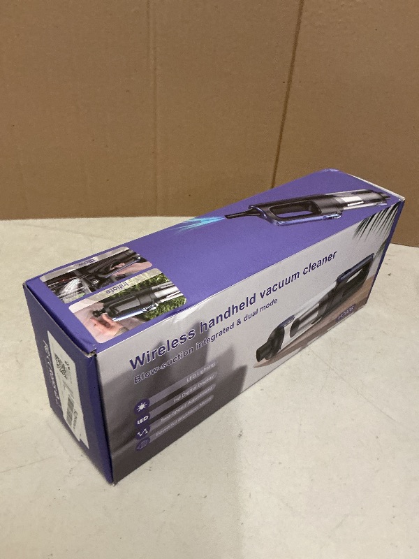 Photo 1 of MONOZEL Car Vacuum Portable Cordless, 18000Pa 2 in 1 Vacuum Cleaner&Air Duster, 130W Brushless Motor Handheld Vacuum Cordless with 7800mAh Battery, LED Light, Multi-Nozzles for Car, Home, Office, Pet