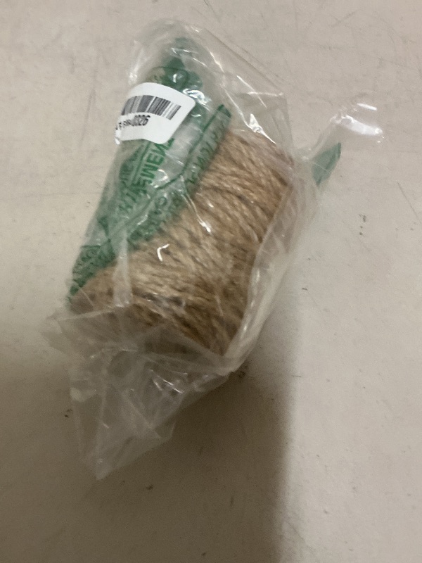 Photo 1 of Vanhench ????????Jute Rope 4mmX120FT, ??Rope for Crafts Projects Cat Scratcher Scratching Post Tree Gift Wrapping Arts & Crafts Home Decoration Packing Material Christmas Twine Bulk Heavy-Duty (Brown)