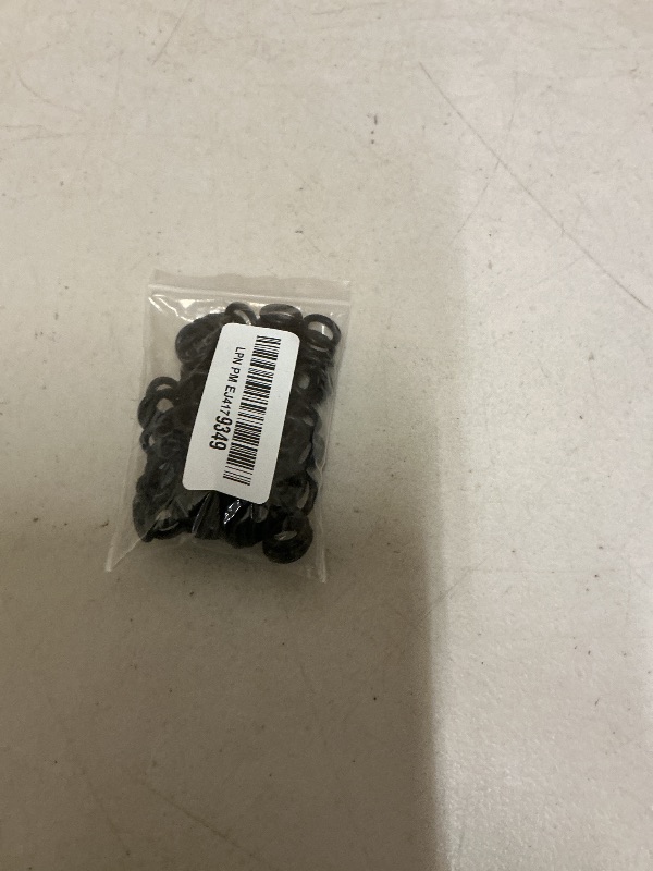 Photo 1 of uxcell 100Pcs AS-110 O-Rings, Nitrile Rubber O-Rings 3/8" ID, 9/16" OD, 3/32" Width Round Sealing Gasket for Hydraulic Pneumatic Systems Sealing Repair (90 Durometer, Black)