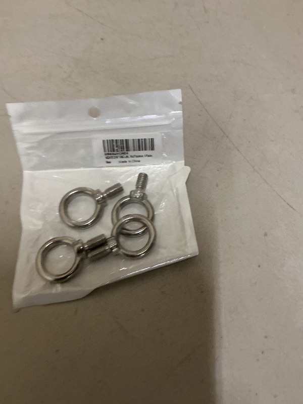 Photo 1 of NIDAYE 5/16" UNC Lifting Shoulder Eye Bolts, Marine Grade 316 Stainless Steel Threaded Nut Fastener, 4 Packs