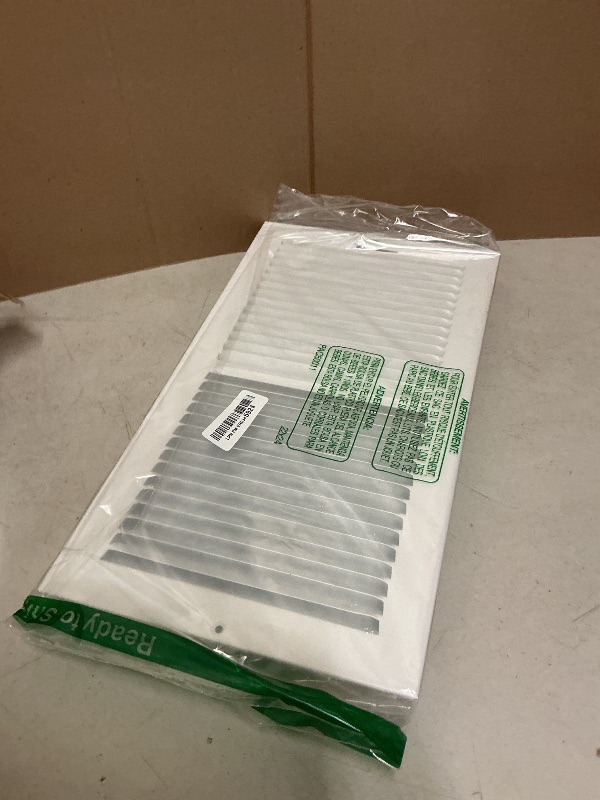 Photo 1 of 16 x 8 Inch [Duct Opening] Air Vent Covers for Wall or Ceiling - High Airflow 2 Way Steel Ventilation - Adjustable Wall/Ceiling Register, 17-3/4 Inch x 9-3/4 Inch [Overall Dimensions]