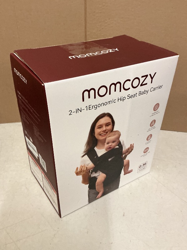 Photo 1 of Momcozy Baby Carrier with Hip Seat, 2-in-1 Forward-Facing Carry for Active Babies, Detachable Hands-Free Carrier up to 44lbs, Breathable Infant Carrier Fits Waist Sizes up to 45 Inches, AirMesh Pink