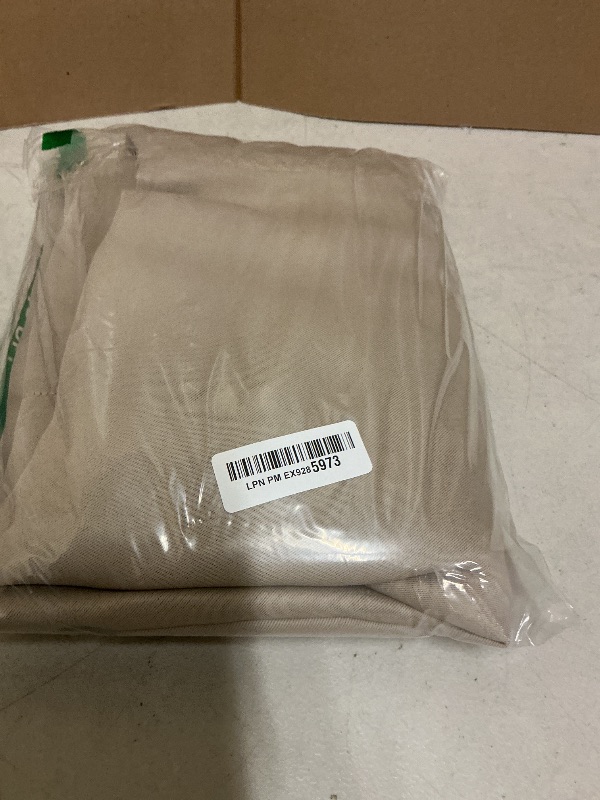 Photo 1 of NICETOWN Blackout Curtain 102 inch Length, Grommet Thermal Curtain Room Darkening Sound Blocking Window Drape for Sliding Glass Door/Living Room (Biscotti Beige, W66 x L102, 1 Panel)