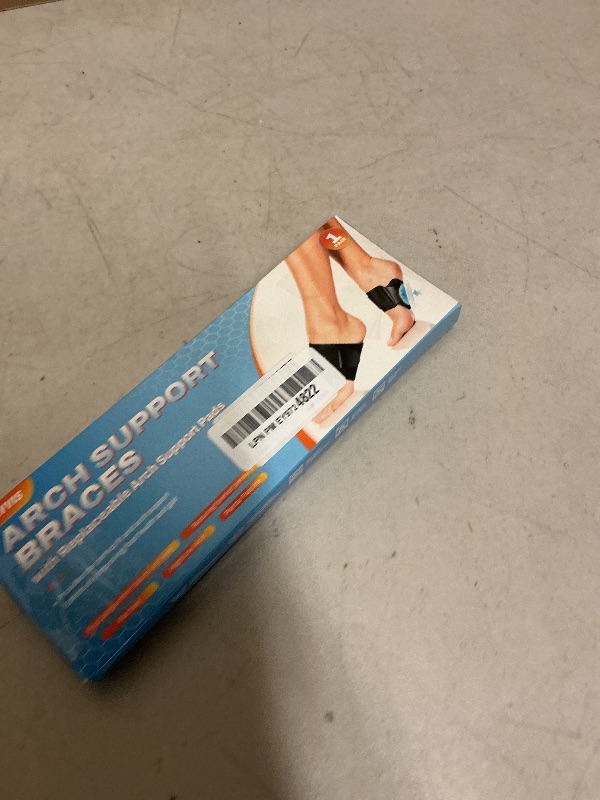Photo 1 of NEVVIS Arch Support Braces with Replaceable Gel Pads, Adjustable Orthotic Arch Support for Women Men, Relief for Plantar Fasciitis, High Arch, Flat Feet, Foot Fatigue, Arch Pain, 4 Pads with 2 Heights