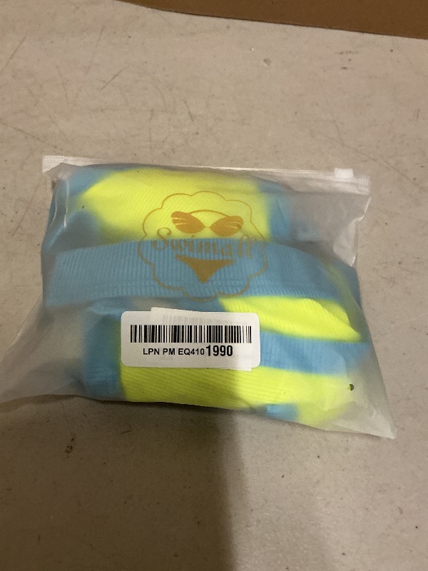 Photo 1 of swimall Women's Triangle Bikini Set Sexy Brazilian Sporty Two Piece Swimsuit Cute Bathing Suit - Neon Yellow - Small