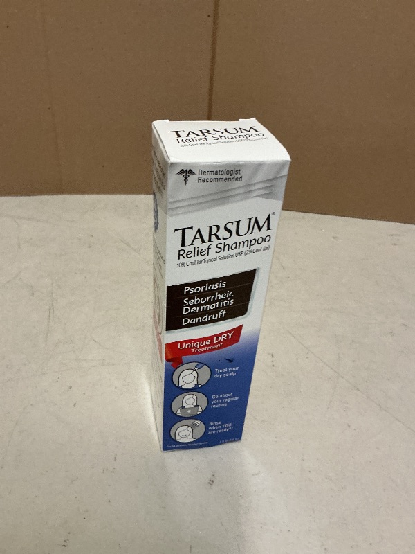 Photo 1 of Tarsum Extra Strength Psoriasis Shampoo - Coal Tar Shampoo and Conditioner for Scalp Psoriasis, Seborrheic Dermatitis, Severe Dandruff, & Eczema - Exfoliating Relief for Flaky, & Itchy Scalp (8 oz)