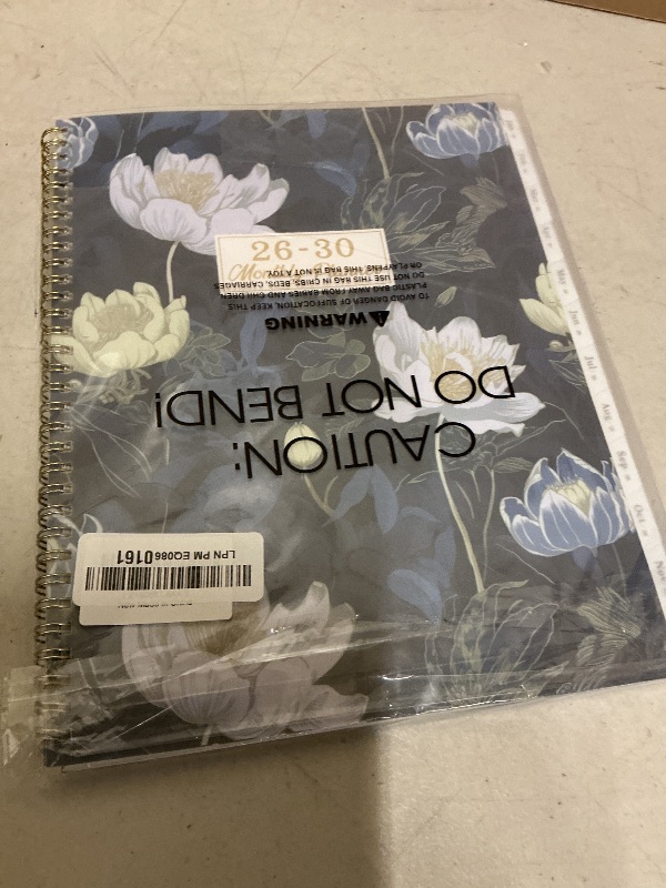 Photo 1 of 2026-2030 Monthly Planner - 5 Year Planner/Calendar from JAN. 2026 - DEC. 2030, 9" x 11", Monthly Tabs, Back Pocket, Twin-Wire Binding, Transparent Waterproof PP Cover