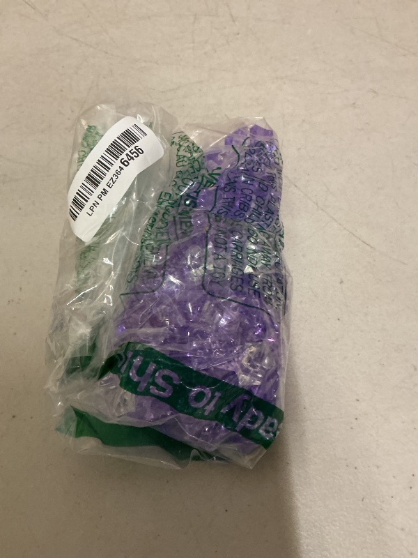 Photo 1 of DomeStar 150PCS Fake Ice, Vase Filler Purple Fake Diamonds Plastic Clear Gems Crystals for Table Scatter Decoration