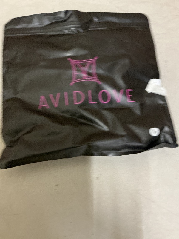 Photo 1 of Avidlove Women's Sexy Plunge Body Suit Thong Double Lined Bodysuits Backless V Neck Leotard Tops Soft (Black, M)