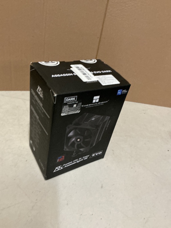 Photo 1 of Thermalright Assassin Spirit 120 EVO Dark CPU Air Cooler,1850RPM Speed,4 Heat Pipes, 120mm PWM Quiet Fan CPU Cooler with S-FDB Bearing, for AMD AM4 AM5/Intel 1700/1150/1151/1200, PC Cooling