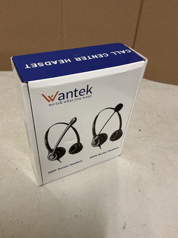 Photo 1 of Cell Phone Headset with Microphone Noise Cancelling & Call Controls, 3.5mm Computer Headphones for Samsung PC Business Skype Softphone Call Center Office, Clear Chat, Ultra Comfort