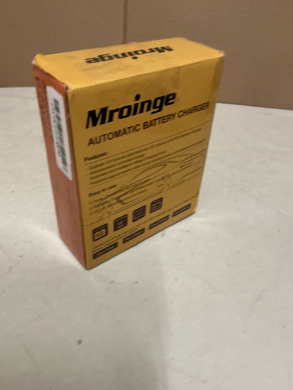 Photo 1 of Mroinge MBC022, 12V 2A Lead Acid & Lithium(LiFePO4) Automatic Trickle Battery Charger Smart Battery Maintainer for Car Motorcycle Lawn Mower Boat ATV SLA AGM Gel Lithium(LiFePO4) and More Batteries